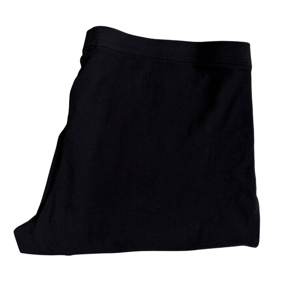 Theory Lightweight Crop Leggings (Black) - Size Large